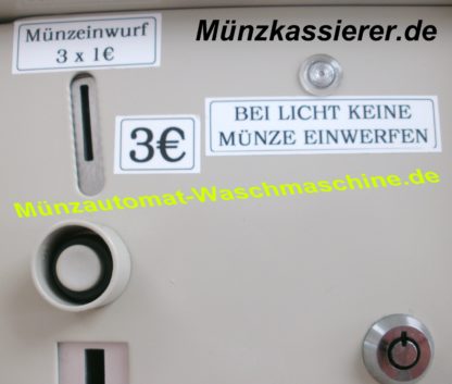 Münzautomat Kassierautomat Waschmaschine 1€ Münzeinwurf!