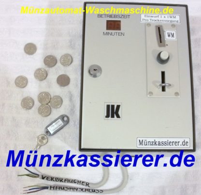 Münzkassierer.de Münzautomat Wäschetrockner Trockner incl. Wertmarken