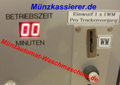 Münzkassierer.de Münzautomat Wäschetrockner Trockner incl. Wertmarken
